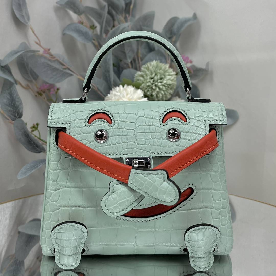 Hermes Kelly Doll alligator-2